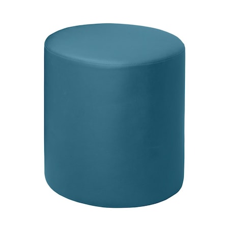 Regency Logan Round Stool Ottoman- Peacock Teal N6262PT